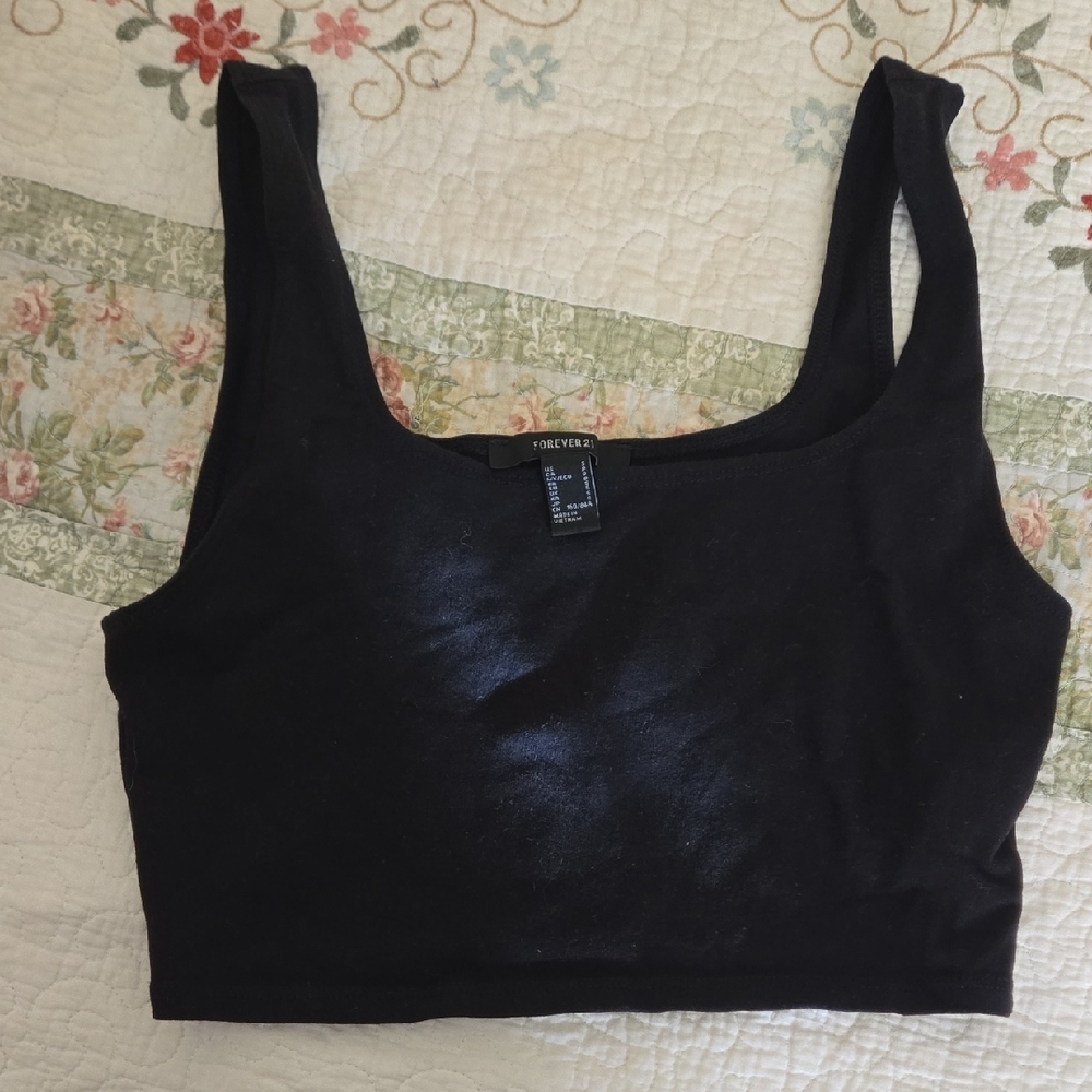 Forever 21 Black Sleeveless Top